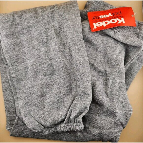 Vintage Grey Sweatpants Knit Drawstring SZ Small Sportswear Fleece NWT NOS - Picture 11 of 16